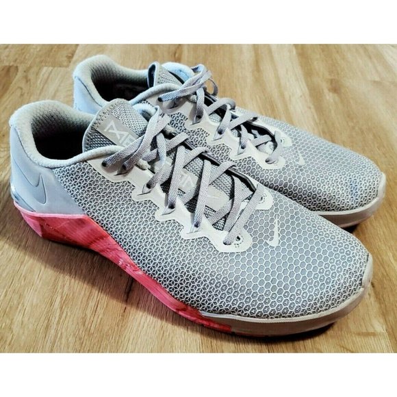 Nike Shoes - Nike Womens Metcon 5 Gray Sneakers Size 12
